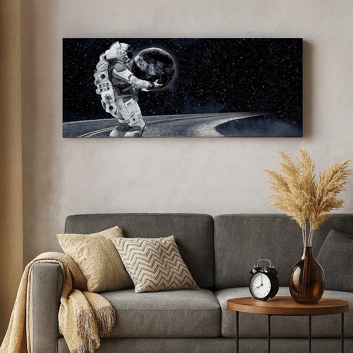 Canvastavla - Bild på duk - På Vintergatan - 30x30 cm