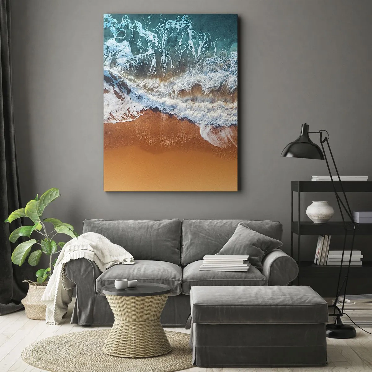 Canvastavla - Bild på duk - Alltid i par - 70x100 cm