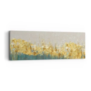 Canvastavla - Bild på duk - Den gyllene gränsen - 90x30 cm