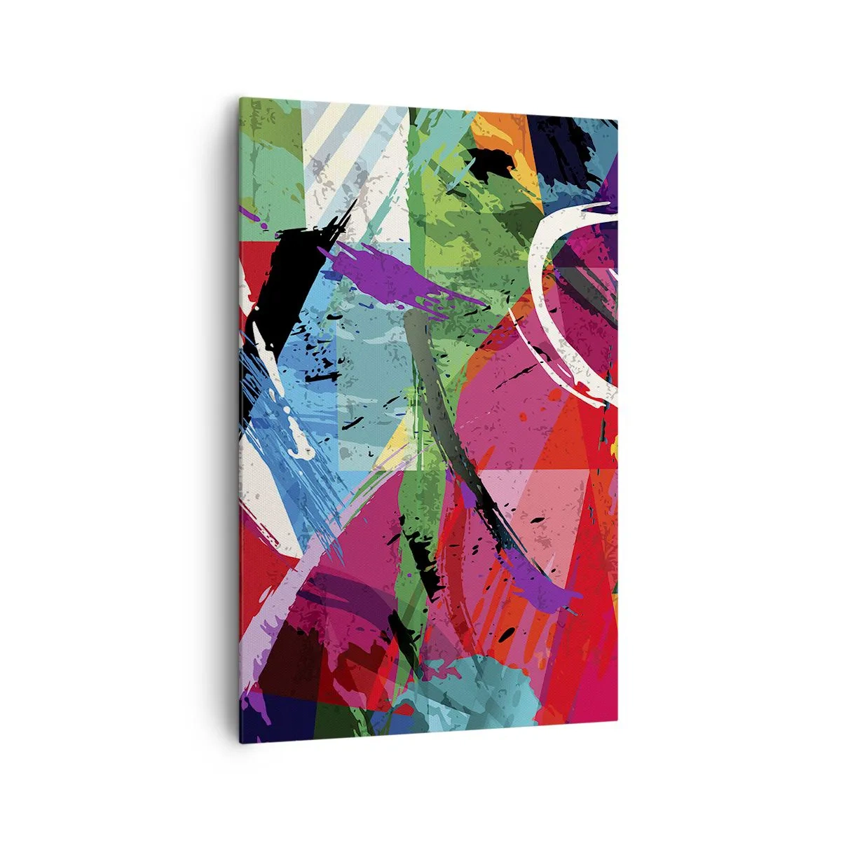 Canvastavla - Bild på duk - Snabbt och livligt - 80x120 cm