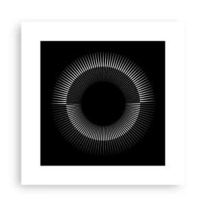 Affisch - Svart sol - 30x30 cm