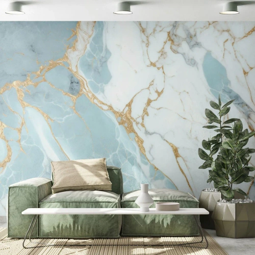 Fototapet Premium Sand - Stenrikedom - Art déco, Glamour, Marmor - 200x140 cm