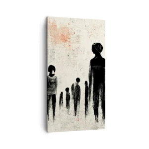 Canvastavla - Bild på duk - Mot ensamhet - 45x80 cm