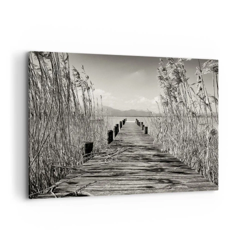 Canvastavla - Bild på duk - I gräsets fristad - 100x70 cm