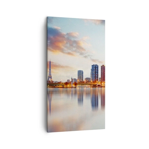 Canvastavla - Bild på duk - Paris monumentala lugn - 45x80 cm