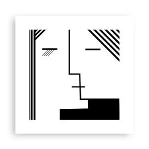 Affisch - Bara en kyss - 30x30 cm