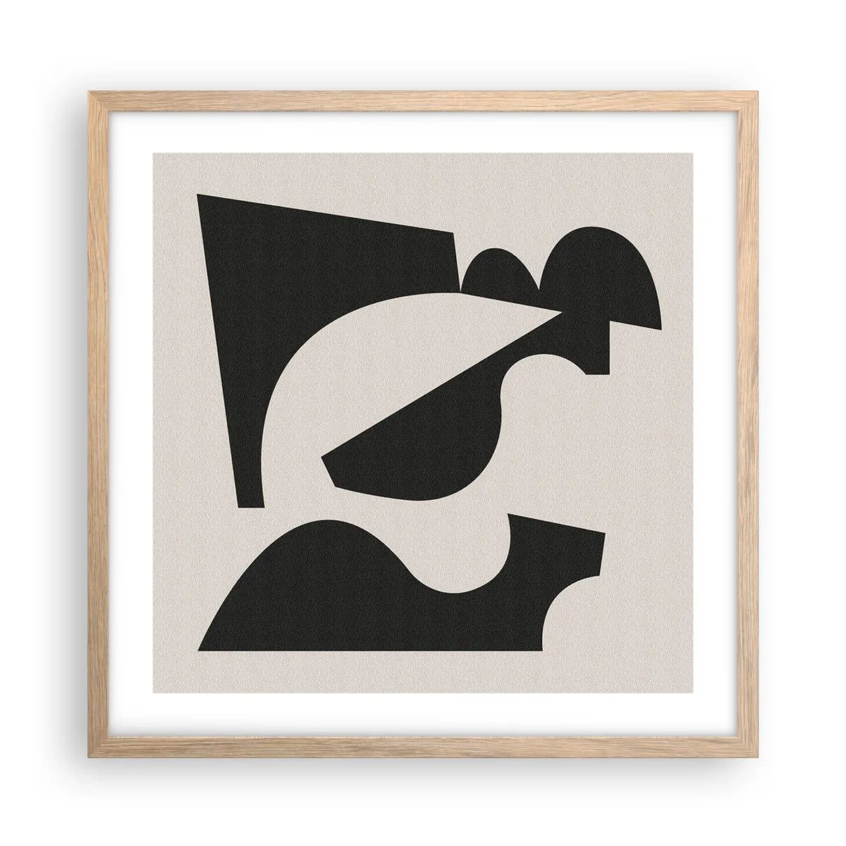 Affisch i ram av ljusek - För självmontering - 50x50 cm