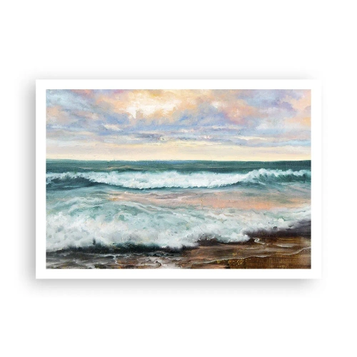 Affisch - Här kan du släta ut din själ - 100x70 cm