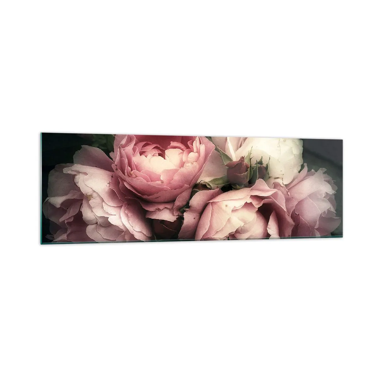 Glastavla - Bild på glas - Belle epoque charm - 160x50 cm