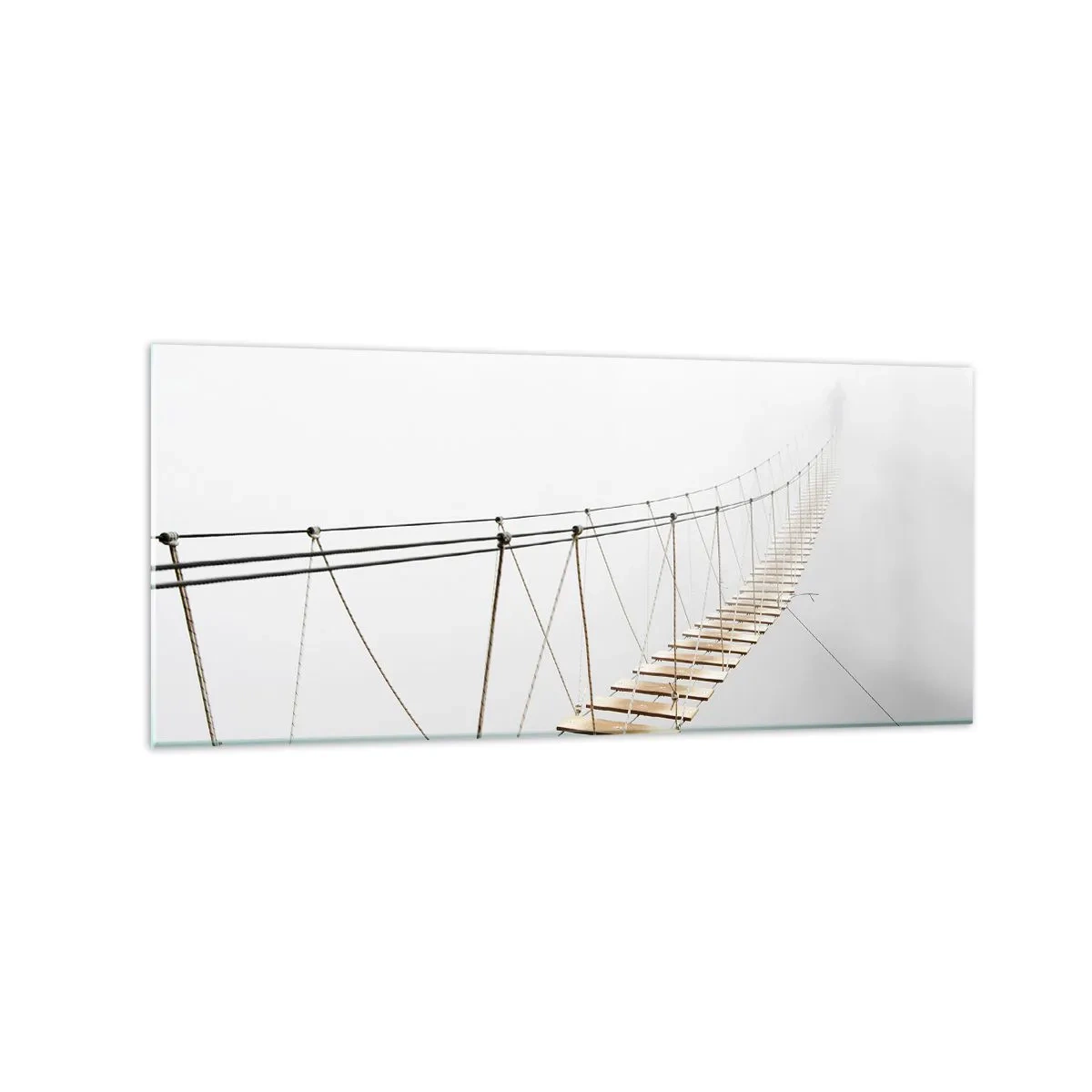 Glastavla - Bild på glas - Vart leder den dig? - 120x50 cm