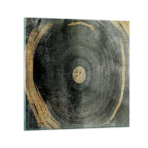 Glastavla - Bild på glas - Förändring och varaktighet - 50x50 cm