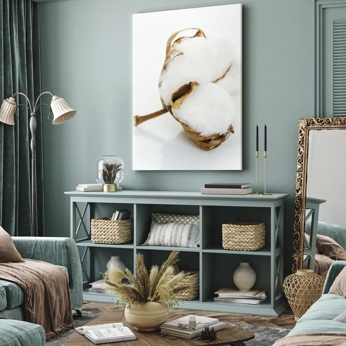 Canvastavla - Bild på duk - Mjuk av naturen - 70x100 cm