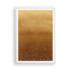 Affisch i vit ram - Ljusets födsel - 70x100 cm