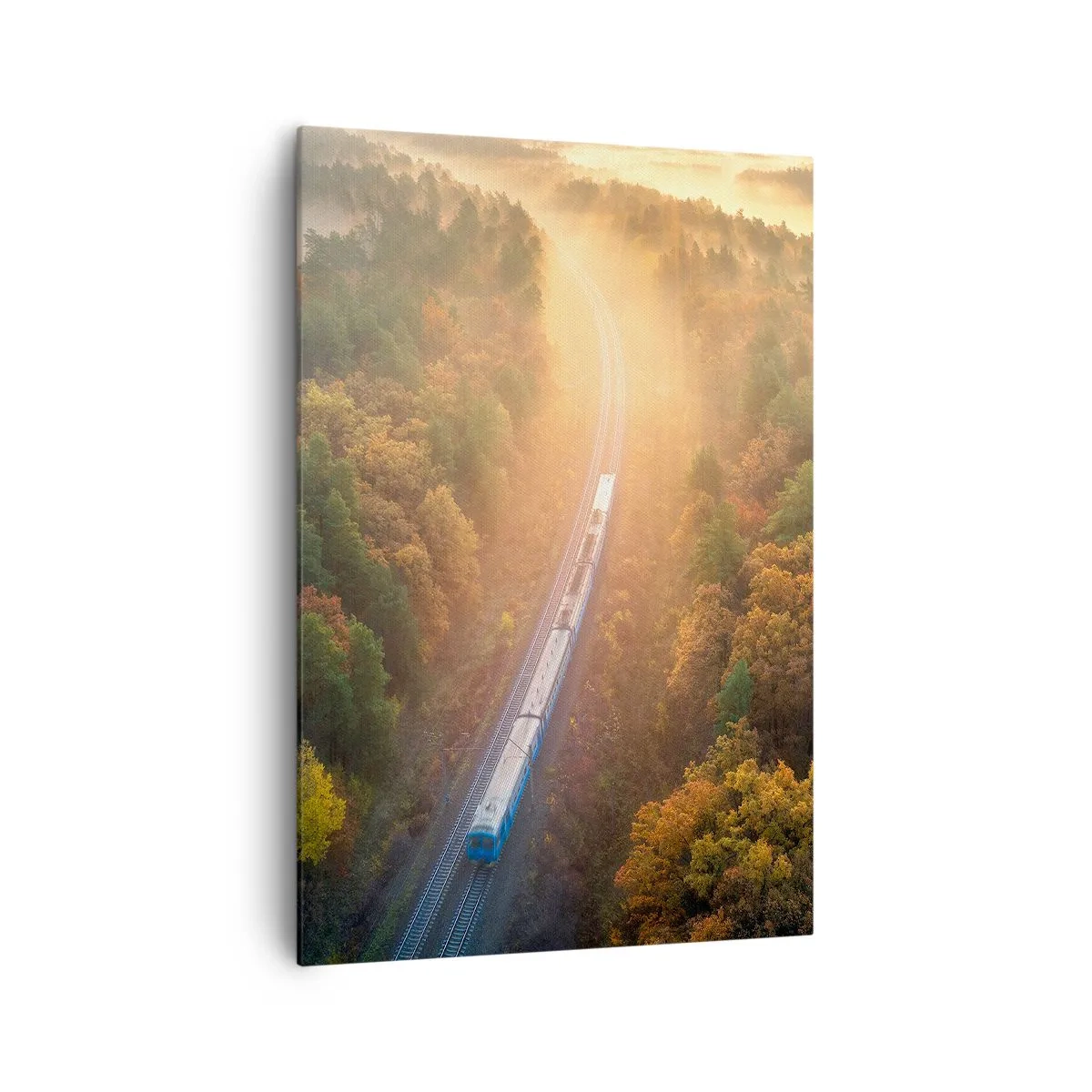 Canvastavla - Bild på duk - Höstresa - 70x100 cm