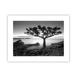 Affisch - Ro enda fram till horisonten - 40x30 cm