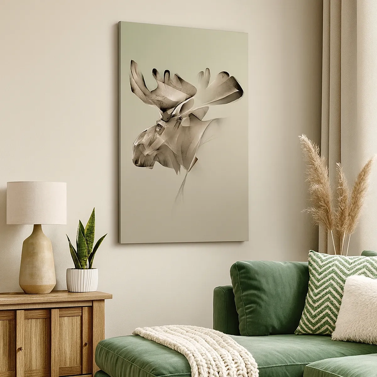 Canvastavla - Bild på duk - Lugnets kraft - 50x70 cm