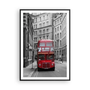 Affisch i svart ram - Vardagen behöver inte vara grå - 70x100 cm