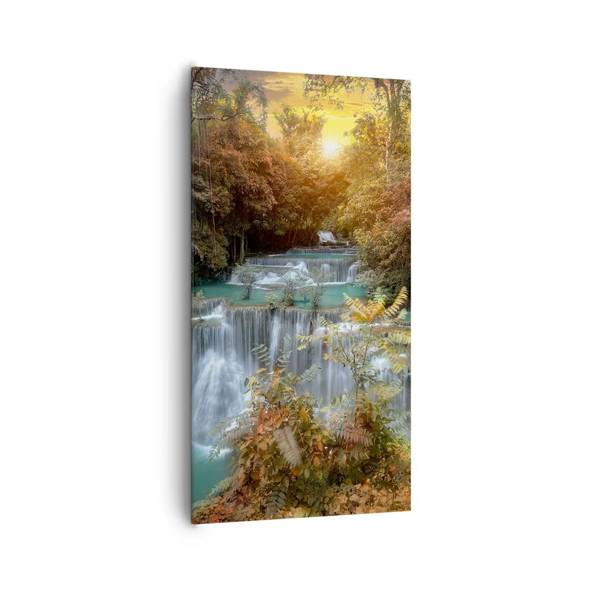 Canvastavla - Bild på duk - Skogens skatt - 65x120 cm