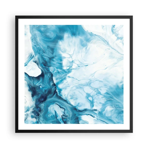 Affisch i svart ram - Blåhetens konsert - 60x60 cm