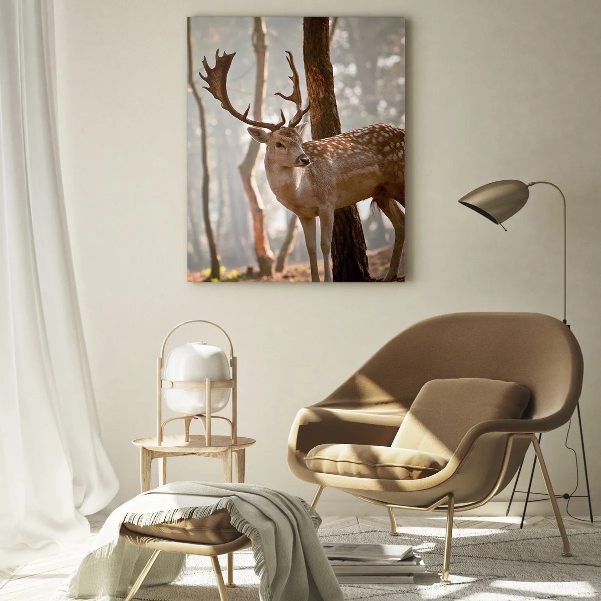 Glastavla - Bild på glas - Ungdomens ljus - 50x70 cm