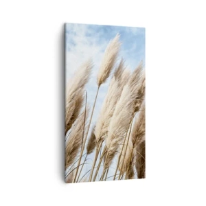 Canvastavla - Bild på duk - Solig och blåsig smekning - 45x80 cm