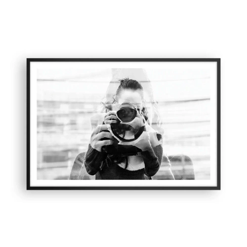 Affisch i svart ram - Skapare och material - 91x61 cm