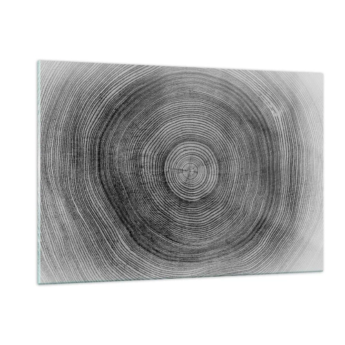Glastavla - Bild på glas - Ett tecken i tiden - 120x80 cm