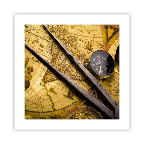 Affisch - Var är skatterna? - 40x40 cm