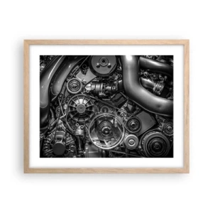 Affisch i ram av ljusek - Mekanikens poesi - 50x40 cm