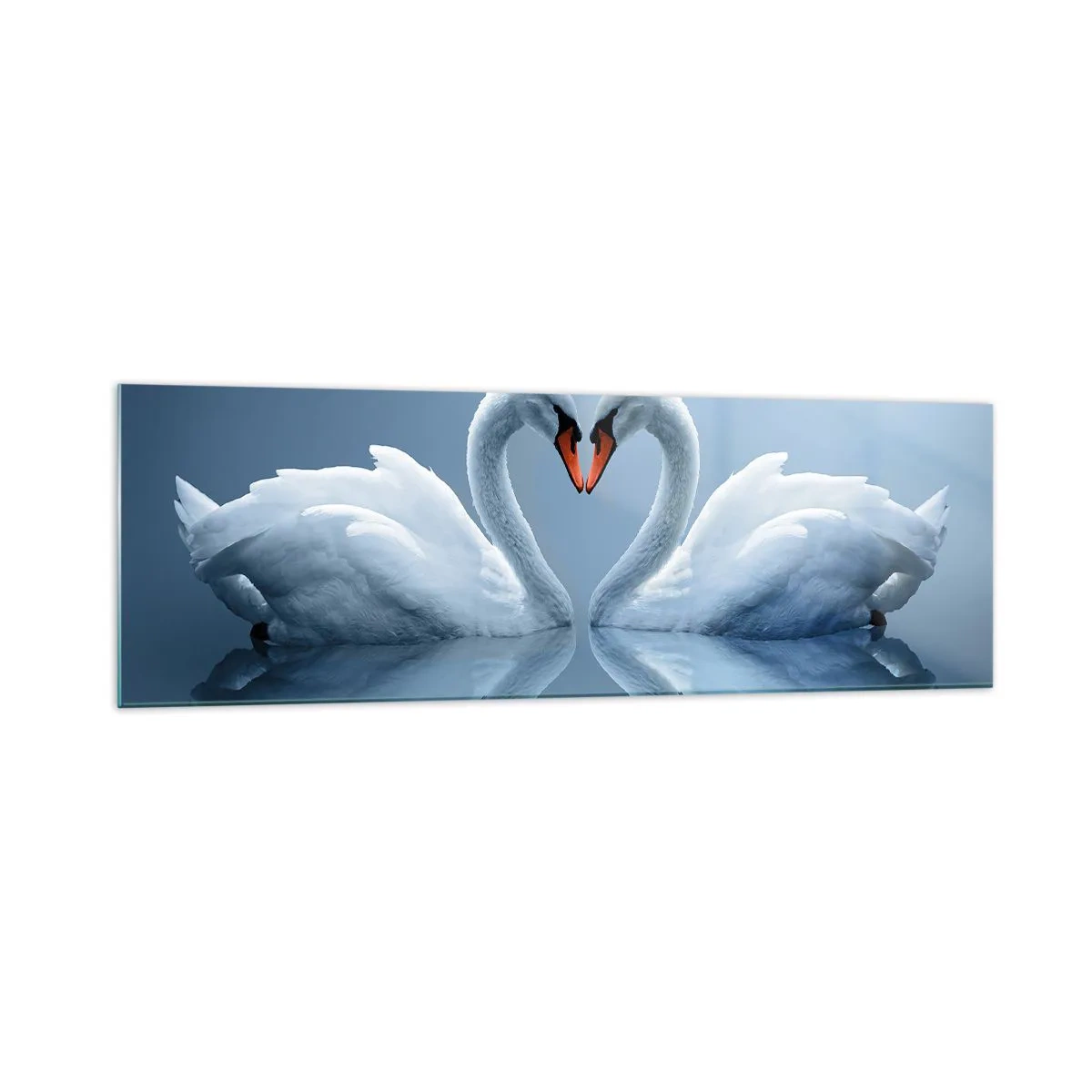 Glastavla - Bild på glas - Tid för kärlek - 160x50 cm