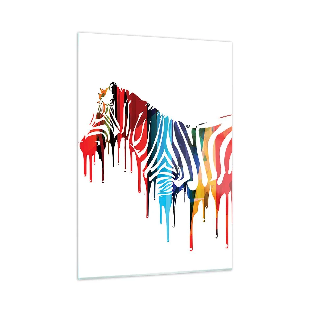 Glastavla - Bild på glas - Inte bara svart-vitt - 50x70 cm