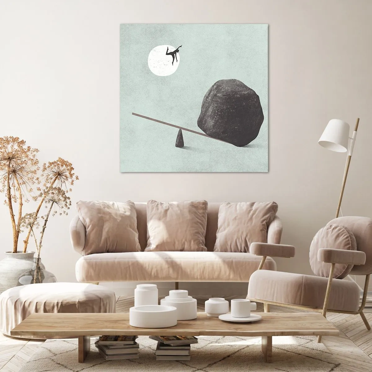 Canvastavla - Bild på duk - Uppfylld dröm - 60x60 cm