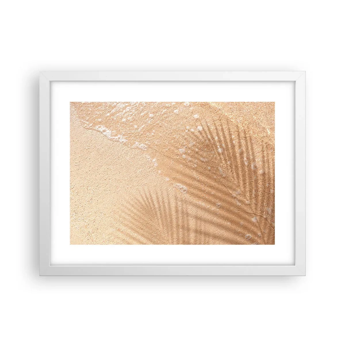 Affisch i vit ram - Heta sommarens skugga - 40x30 cm