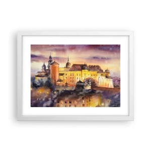 Affisch i vit ram - En historia och en berättelse - 40x30 cm