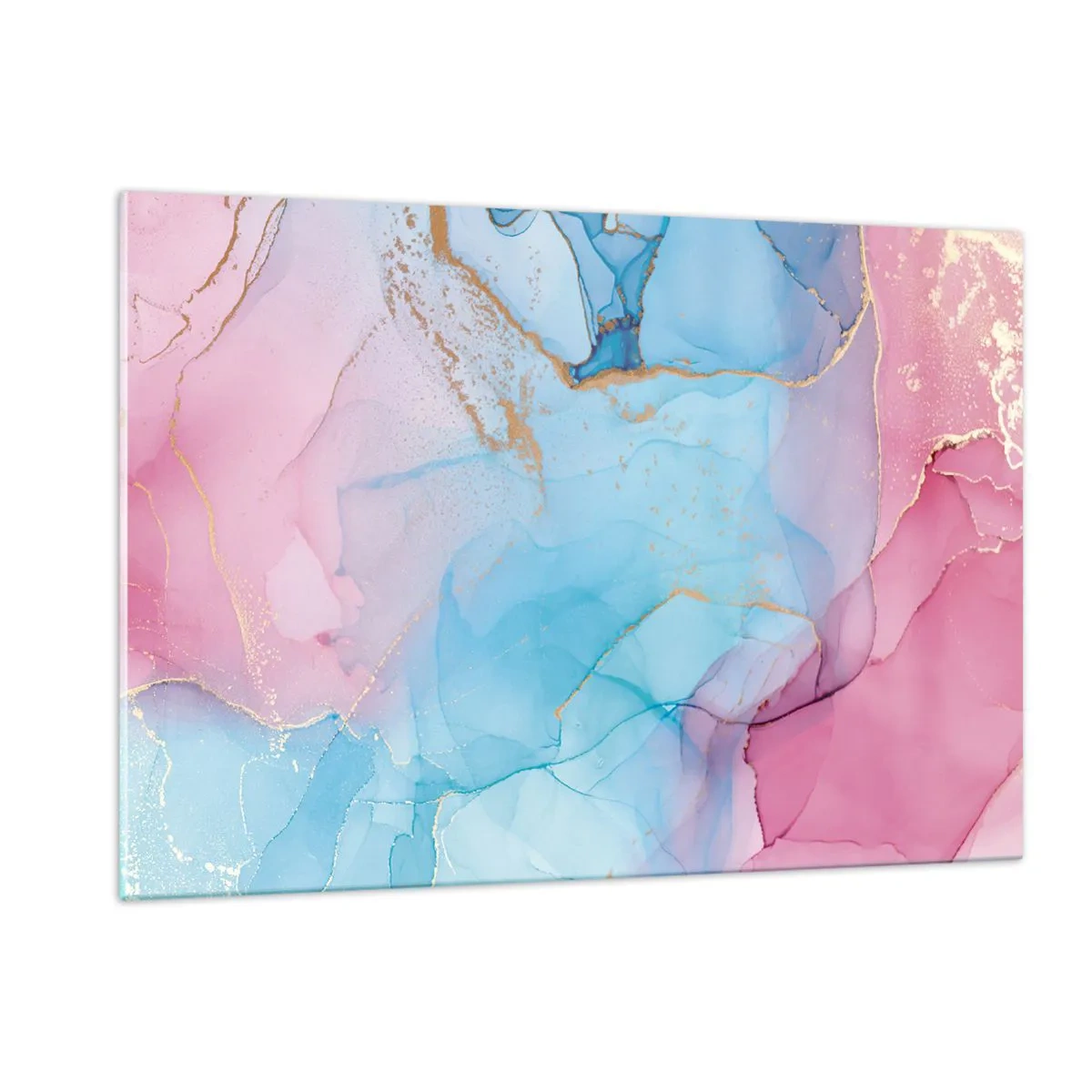 Glastavla - Bild på glas - Möte och infiltration - 120x80 cm