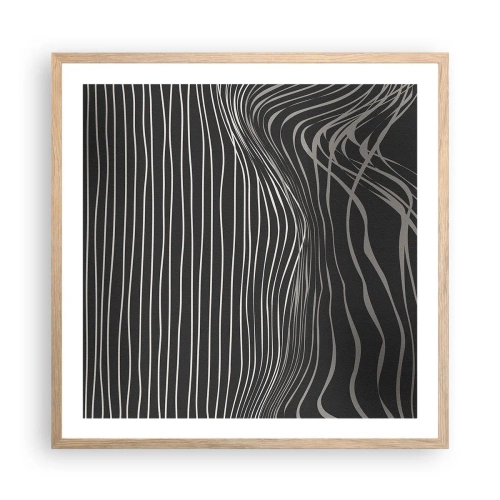 Affisch i ram av ljusek - Rytm och accent - 60x60 cm