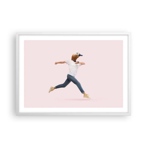 Affisch i vit ram - En nypa absurd - 70x50 cm