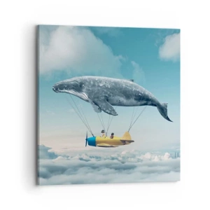 Canvastavla - Bild på duk - Varför inte? - 70x70 cm