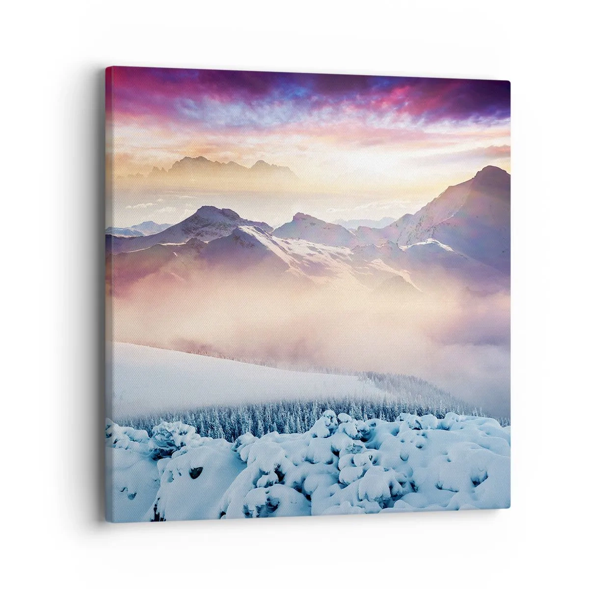 Canvastavla - Bild på duk - Naturens styrka och renhet - 40x40 cm