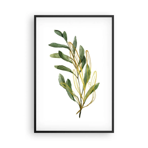 Affisch i svart ram - Allt som är gott - 61x91 cm