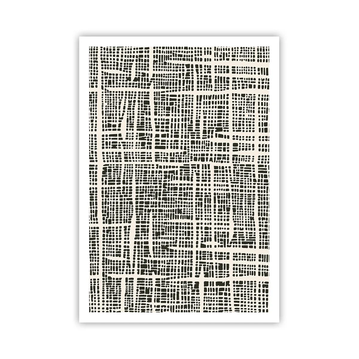 Affisch - Vävd komposition - 70x100 cm