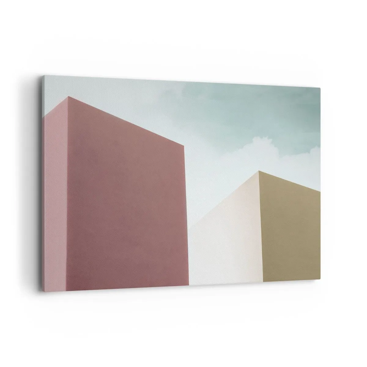 Canvastavla - Bild på duk - Geometri av en solig sommar - 120x80 cm