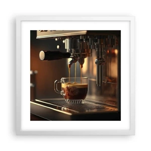 Affisch i vit ram - En sensuell blandning - 40x40 cm