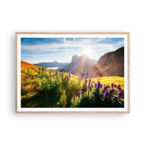 Affisch i ram av ljusek - Örternas hemliga liv - 100x70 cm