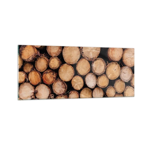 Glastavla - Bild på glas - Ny början - 100x40 cm