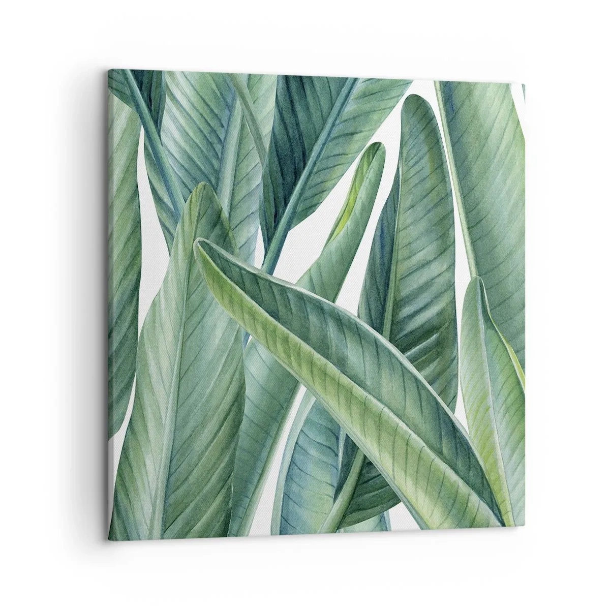 Canvastavla - Bild på duk - Grönskan i sig själv - 50x50 cm