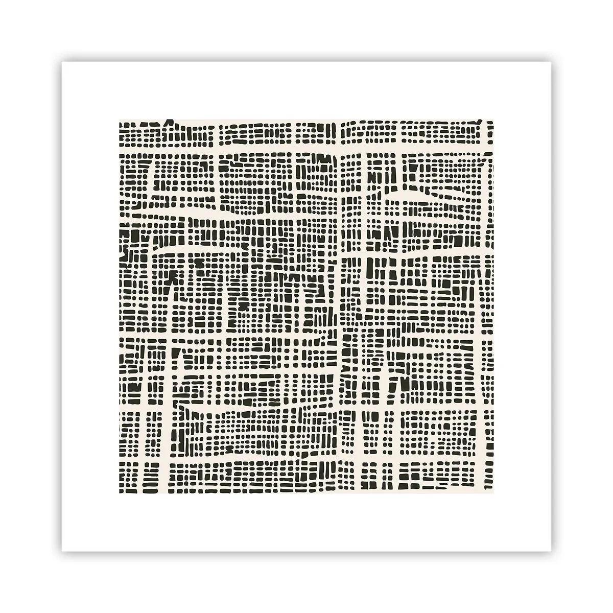 Affisch - Vävd komposition - 30x30 cm