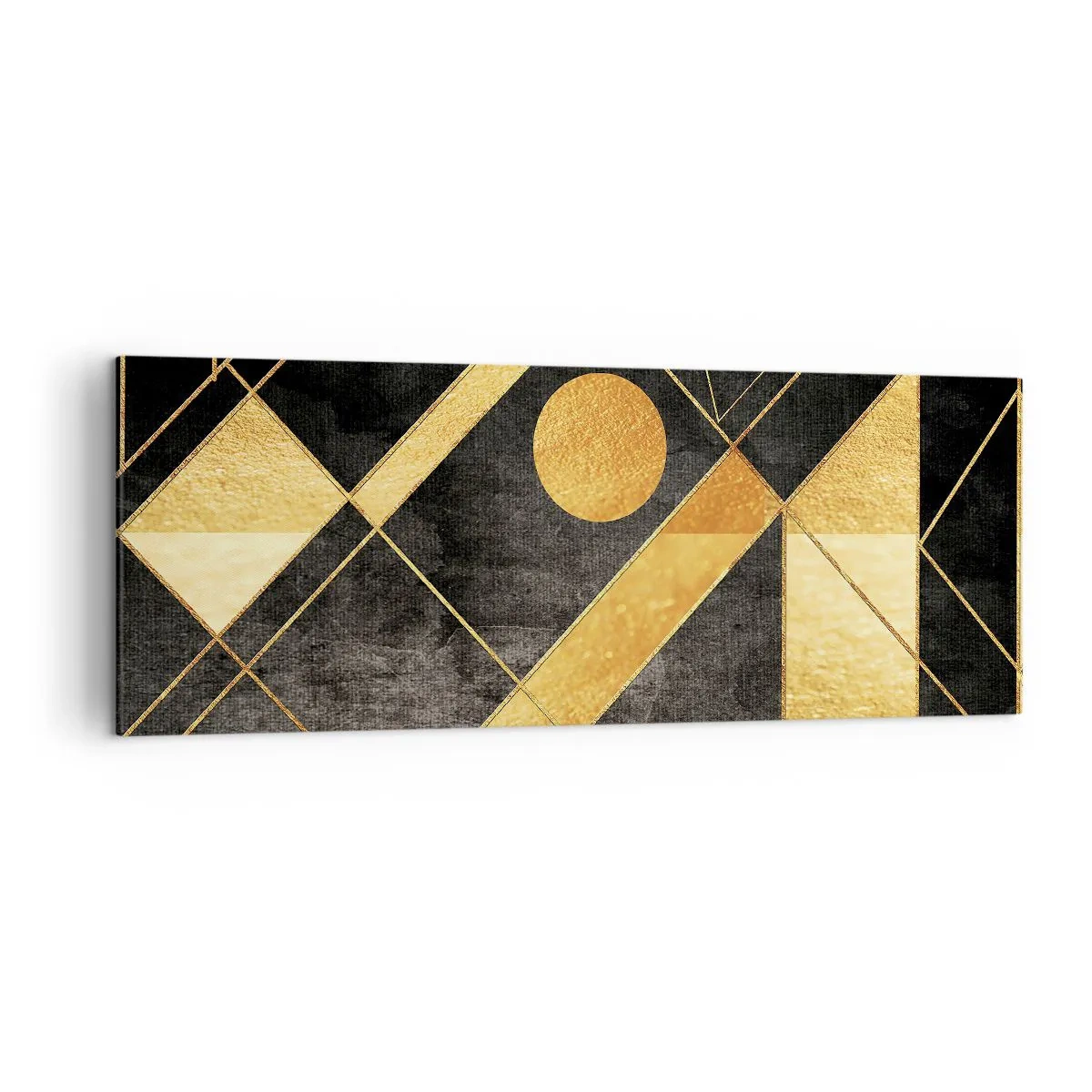 Canvastavla - Bild på duk - Öknens sol - 140x50 cm