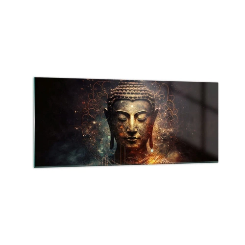Glastavla - Bild på glas - Andlig balans - 120x50 cm