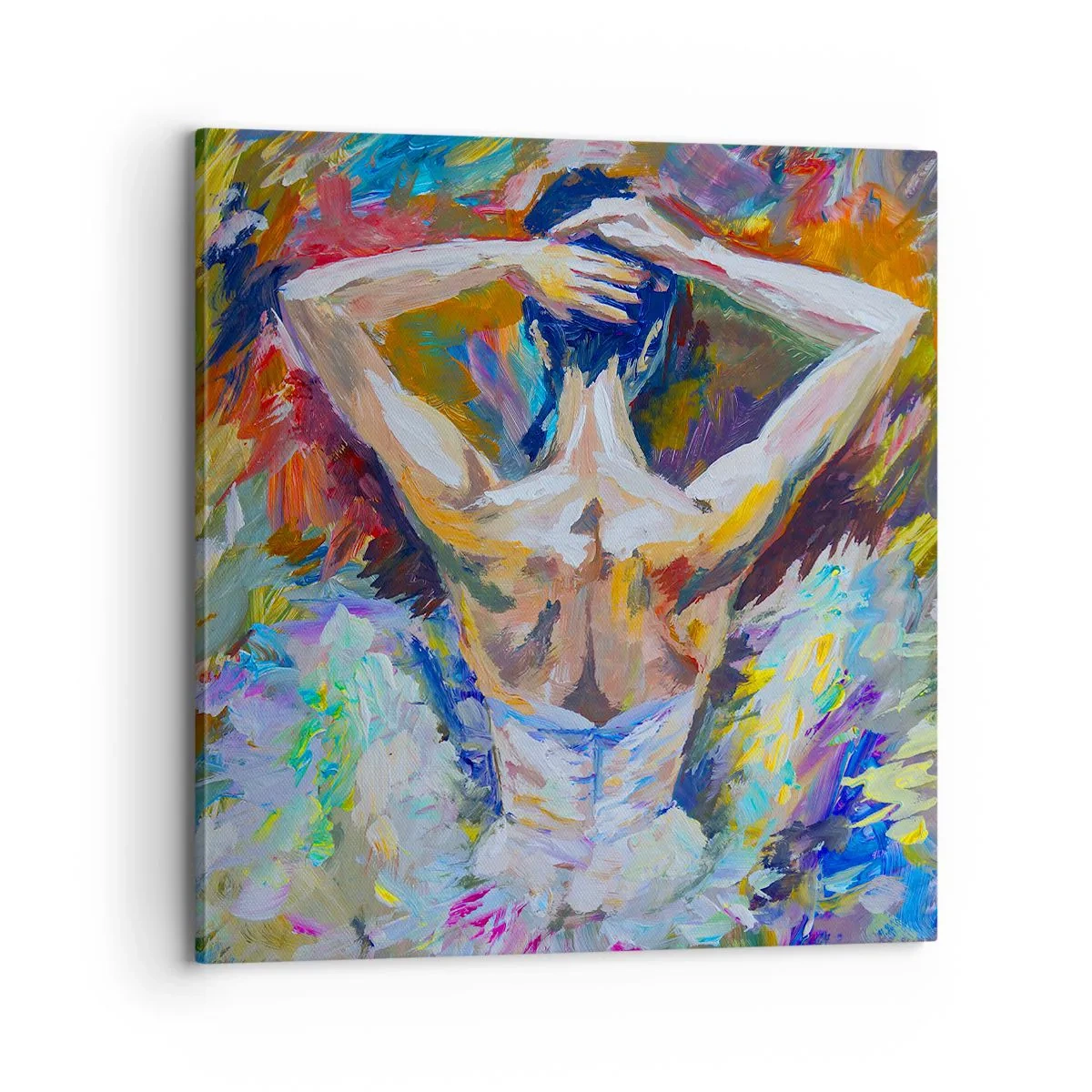 Canvastavla - Bild på duk - Det kan vara allt - 70x70 cm